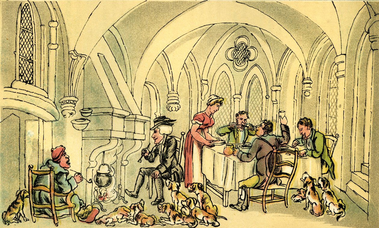 Dr Syntax and the Superannuated Fox Hunter by Thomas Rowlandson