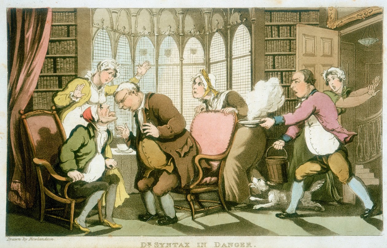 Dr Syntax in Danger by Thomas Rowlandson: Fine art print