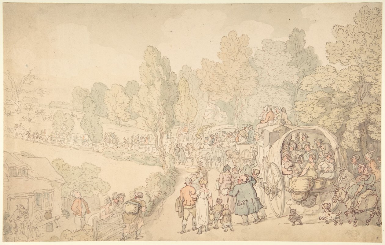 Fairlop Fair, Essex by Thomas Rowlandson