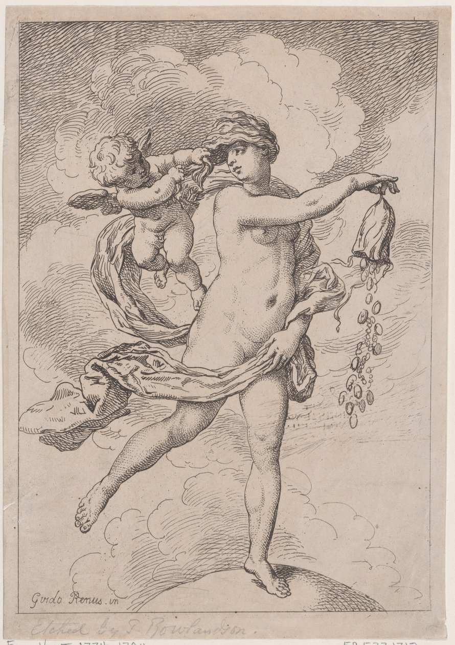 Fortuna with a Purse, 1795-99 by Thomas Rowlandson