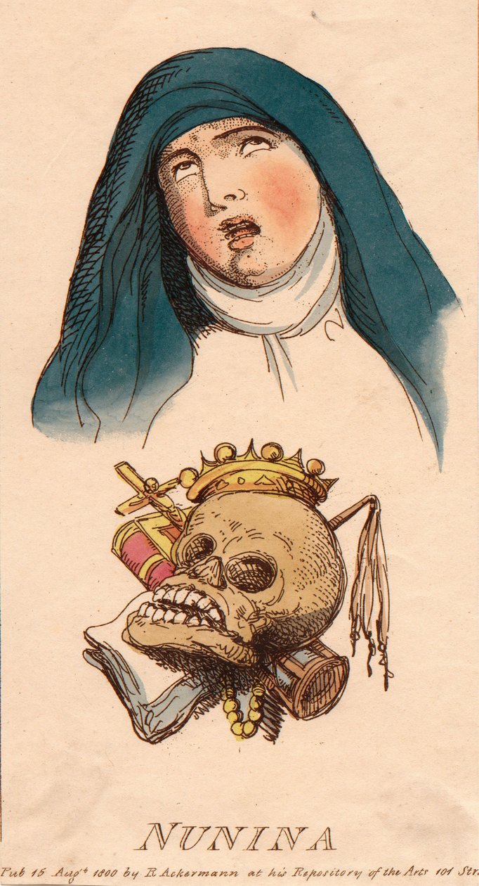 Heads: Nunina by Thomas Rowlandson