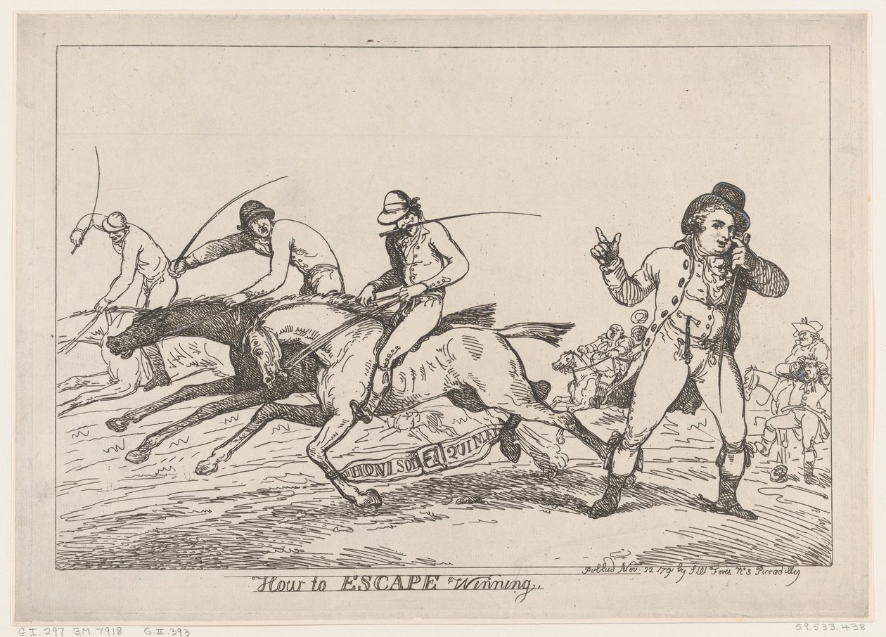 How to Escape Winning by Thomas Rowlandson