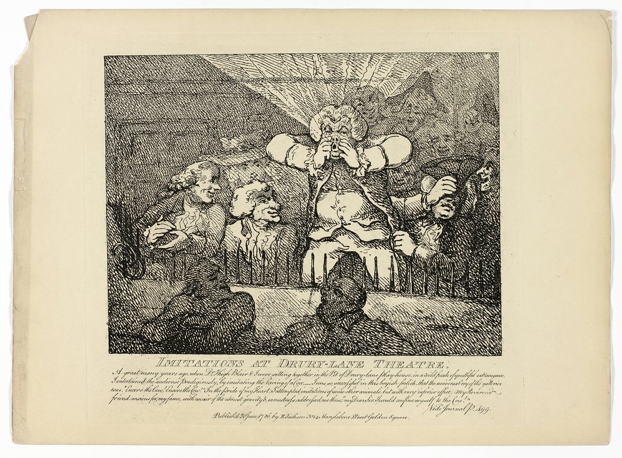 Imitations and Drury-Lane Theatre, from Boswell