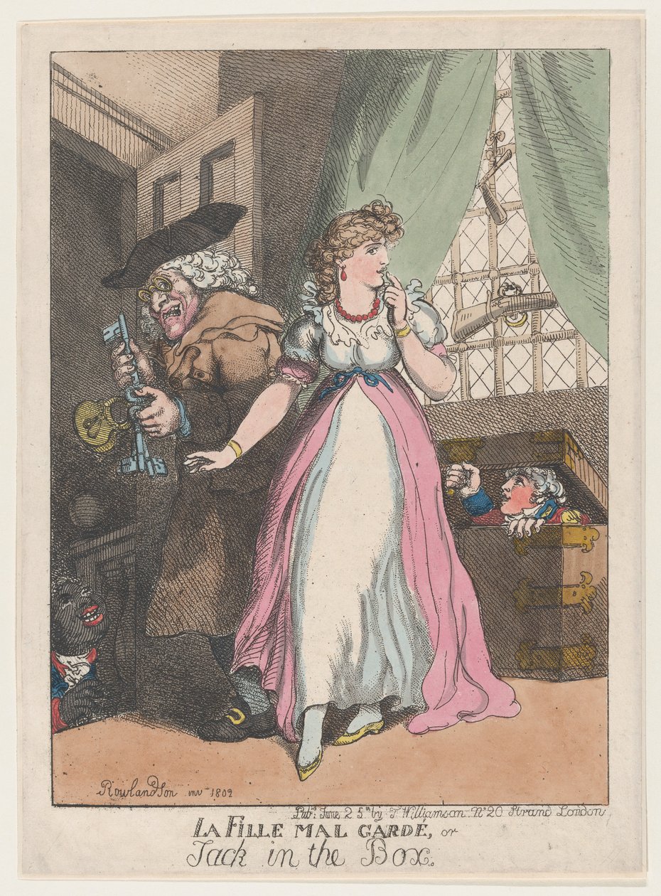 La Fille Mal Gardée, or Jack in the Box, June 25, 1802 by Thomas Rowlandson