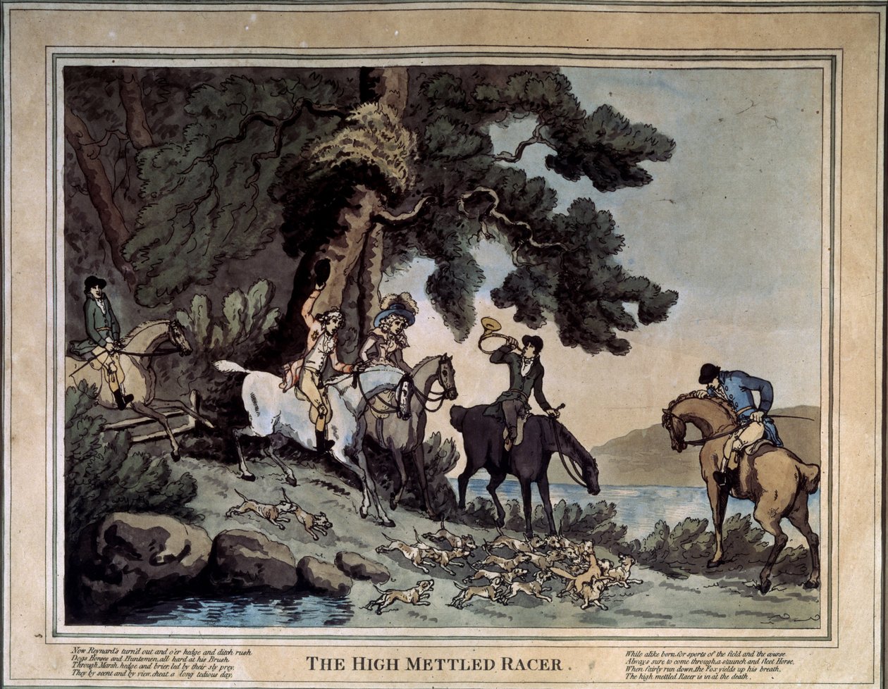 The High Mettled Racer by Thomas Rowlandson