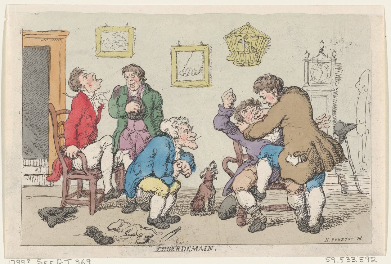 Legerdemain by Thomas Rowlandson
