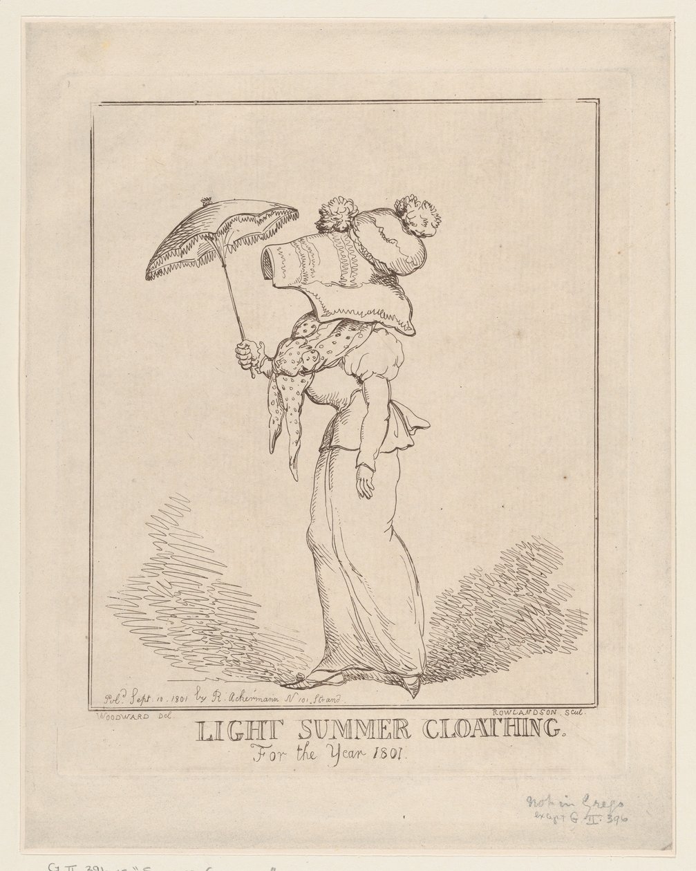 Light Summer Clothing by Thomas Rowlandson