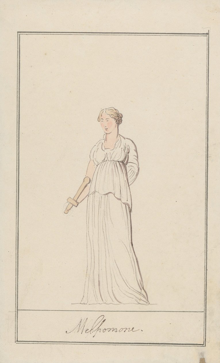 Melpomene by Thomas Rowlandson