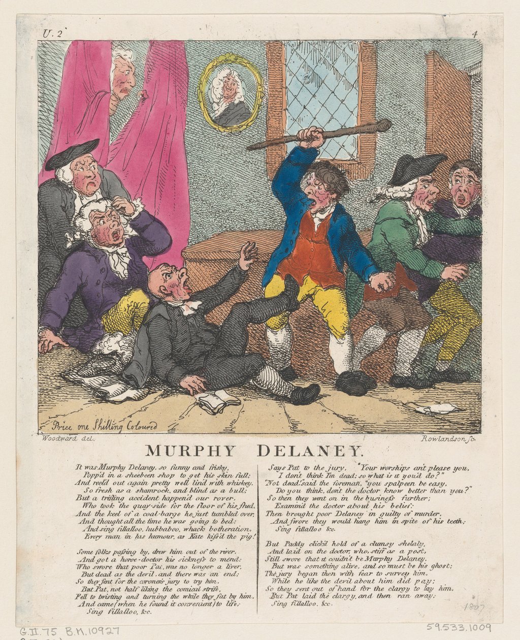 Murphy Delaney by Thomas Rowlandson