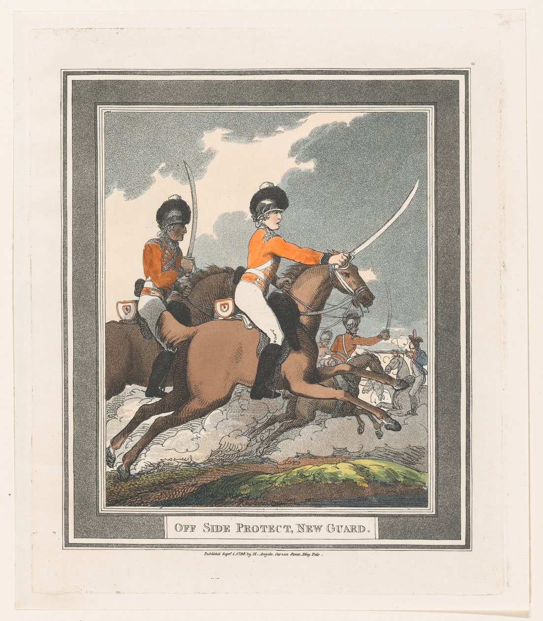 Off Side Protect, New Guard, September 1, 1798 by Thomas Rowlandson