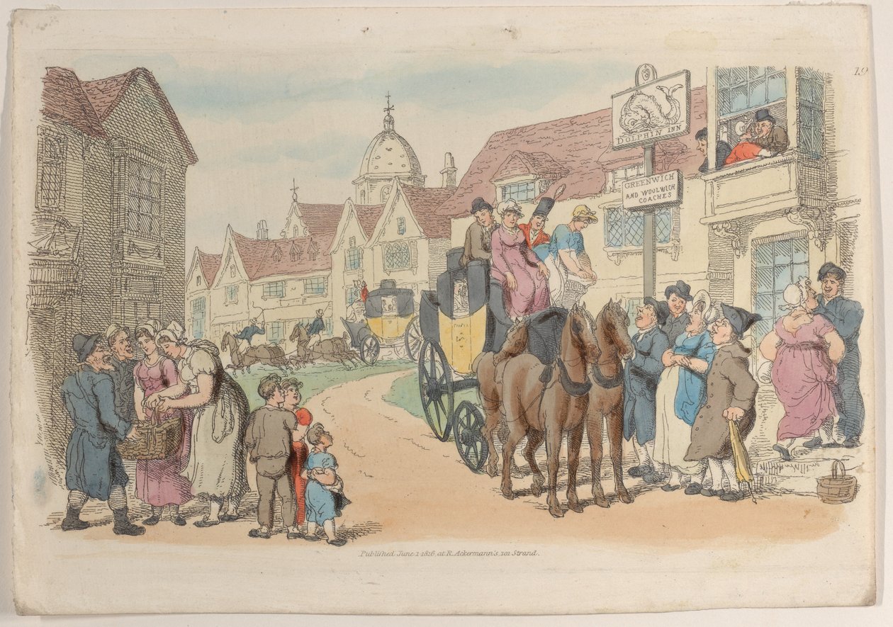 Plate 19, from World in Miniature by Thomas Rowlandson