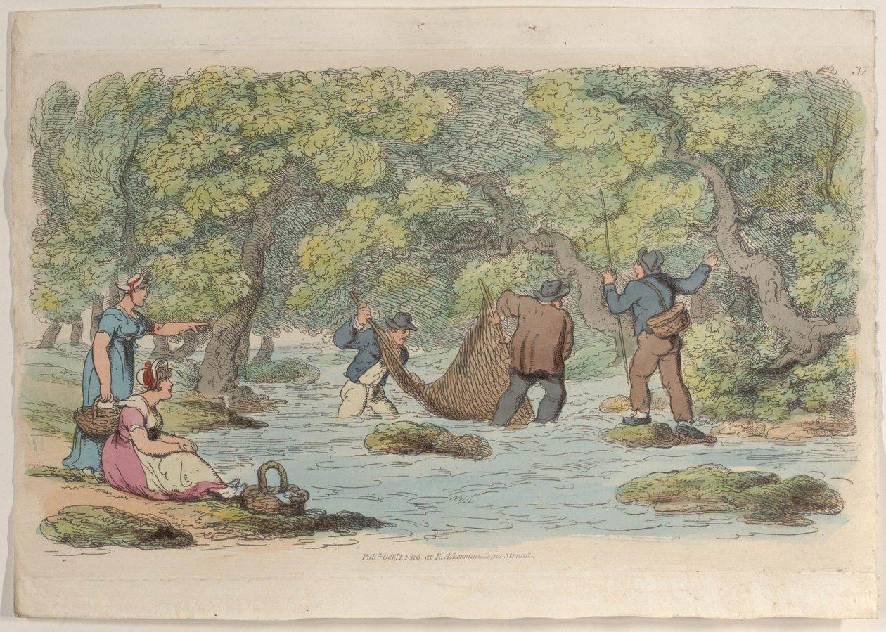 Plate 37, from World in Miniature by Thomas Rowlandson