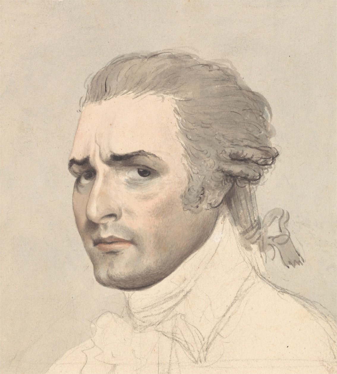 Portrait Study of John Philip Kemble by Thomas Rowlandson