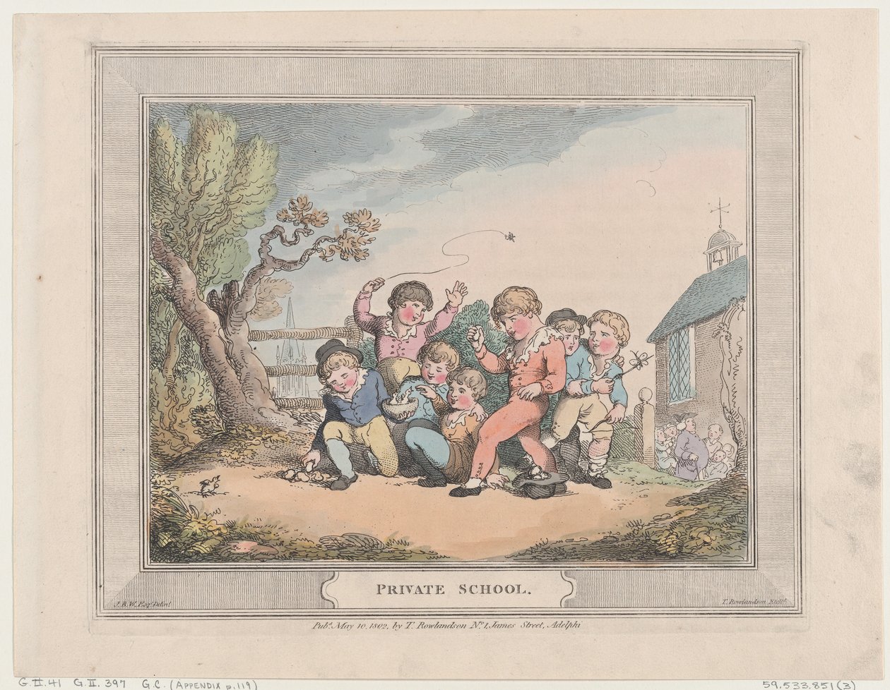 Private School, May 10, 1802 by Thomas Rowlandson