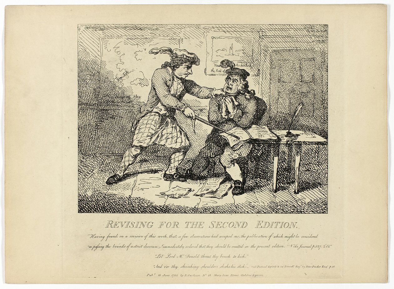 Revising for the Second Edition, from Boswell