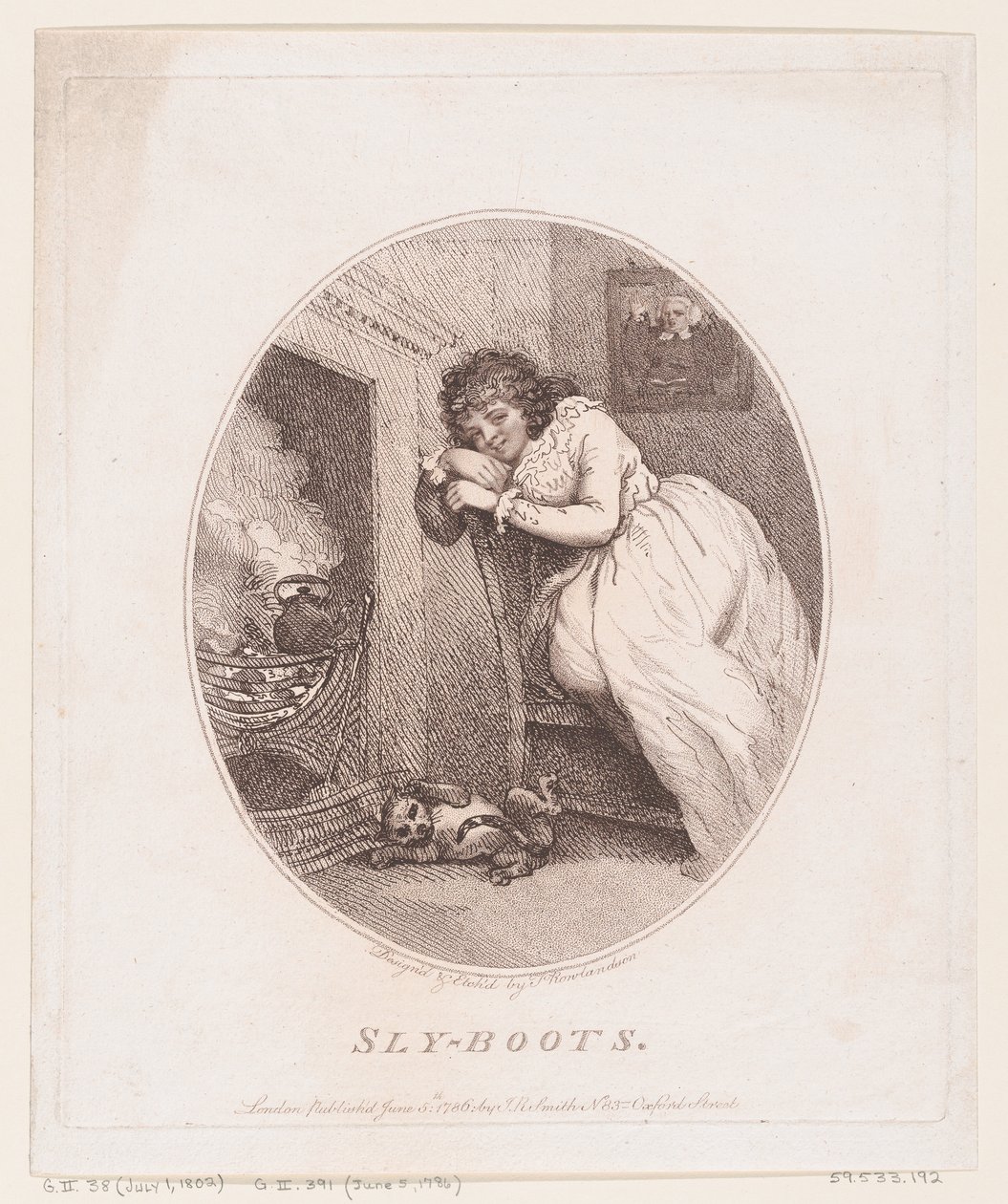 Sly-boots by Thomas Rowlandson