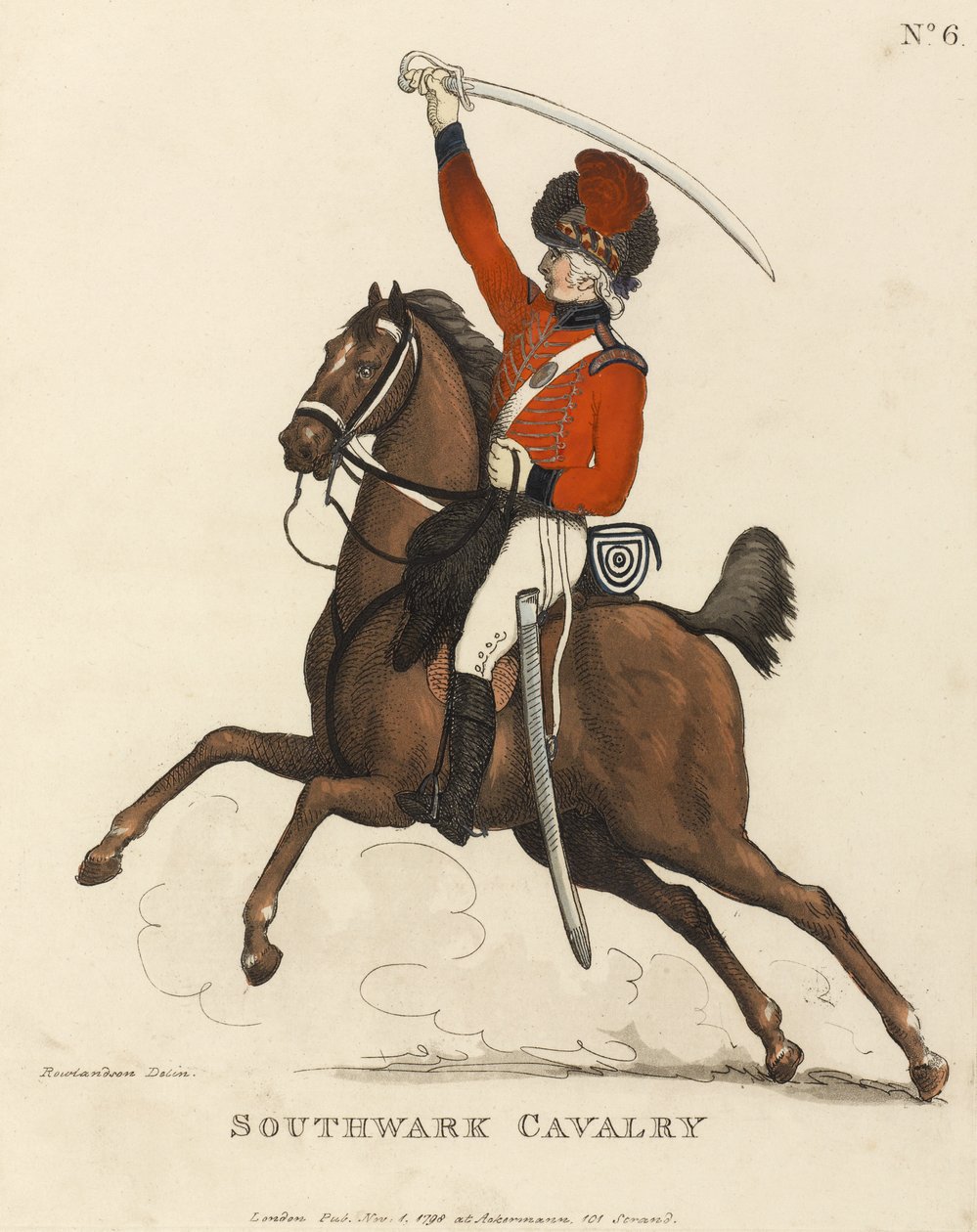 Southwark Cavalry, c.1799 by Thomas Rowlandson