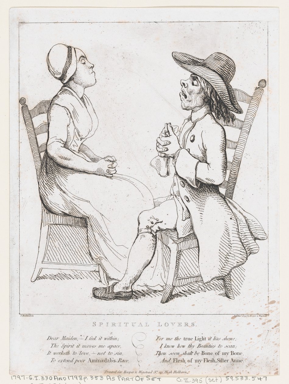 Spiritual Lovers by Thomas Rowlandson