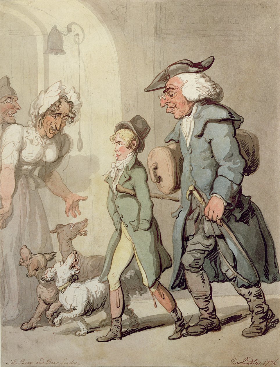 The Bear and Bear Leader - Passing the Hotel d