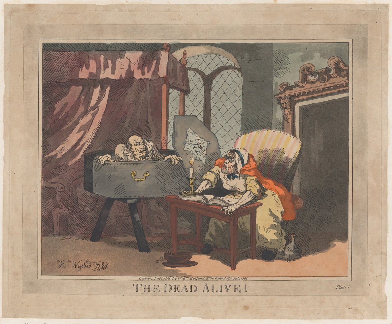 The Dead Alive!, July 1795 by Thomas Rowlandson