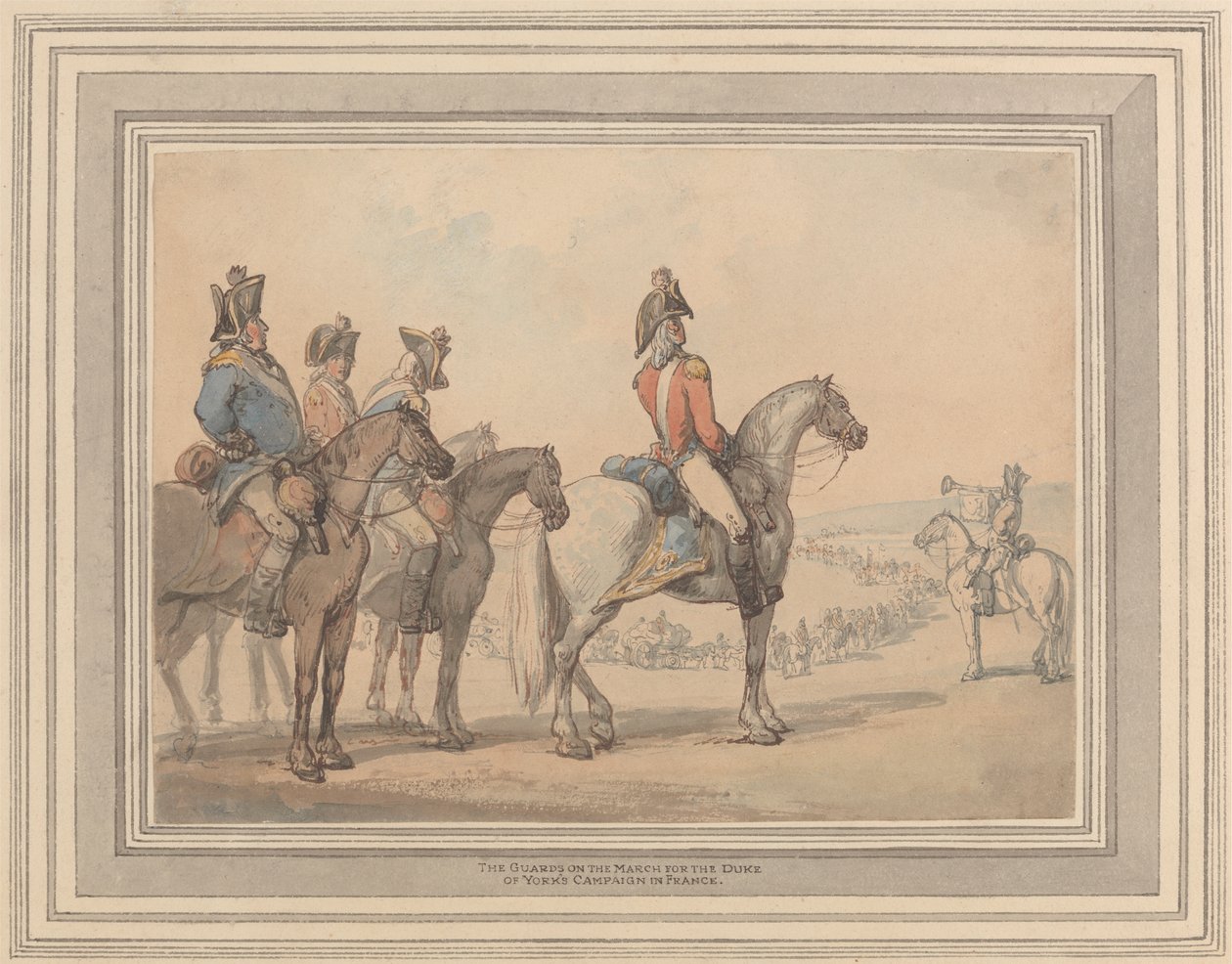 The Guards on the March for the Duke of York
