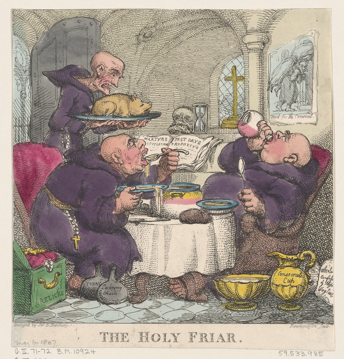 The Holy Friar by Thomas Rowlandson
