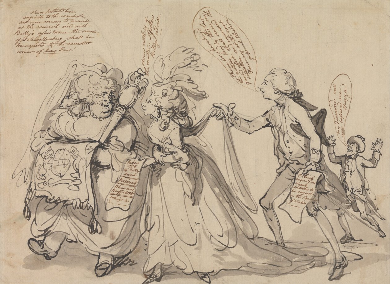 The Prospect Before Us by Thomas Rowlandson