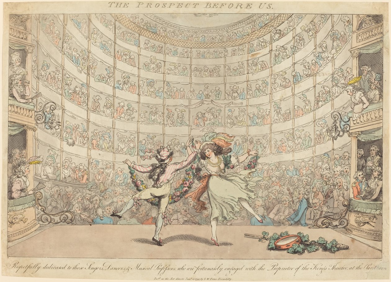 The Prospect Before Us, No. 2 by Thomas Rowlandson