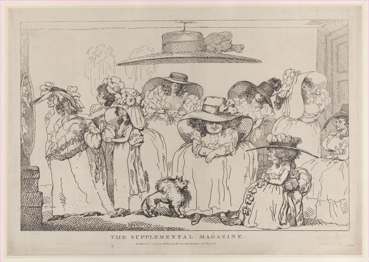 The Supplemental Magazine, January 1, 1786 by Thomas Rowlandson