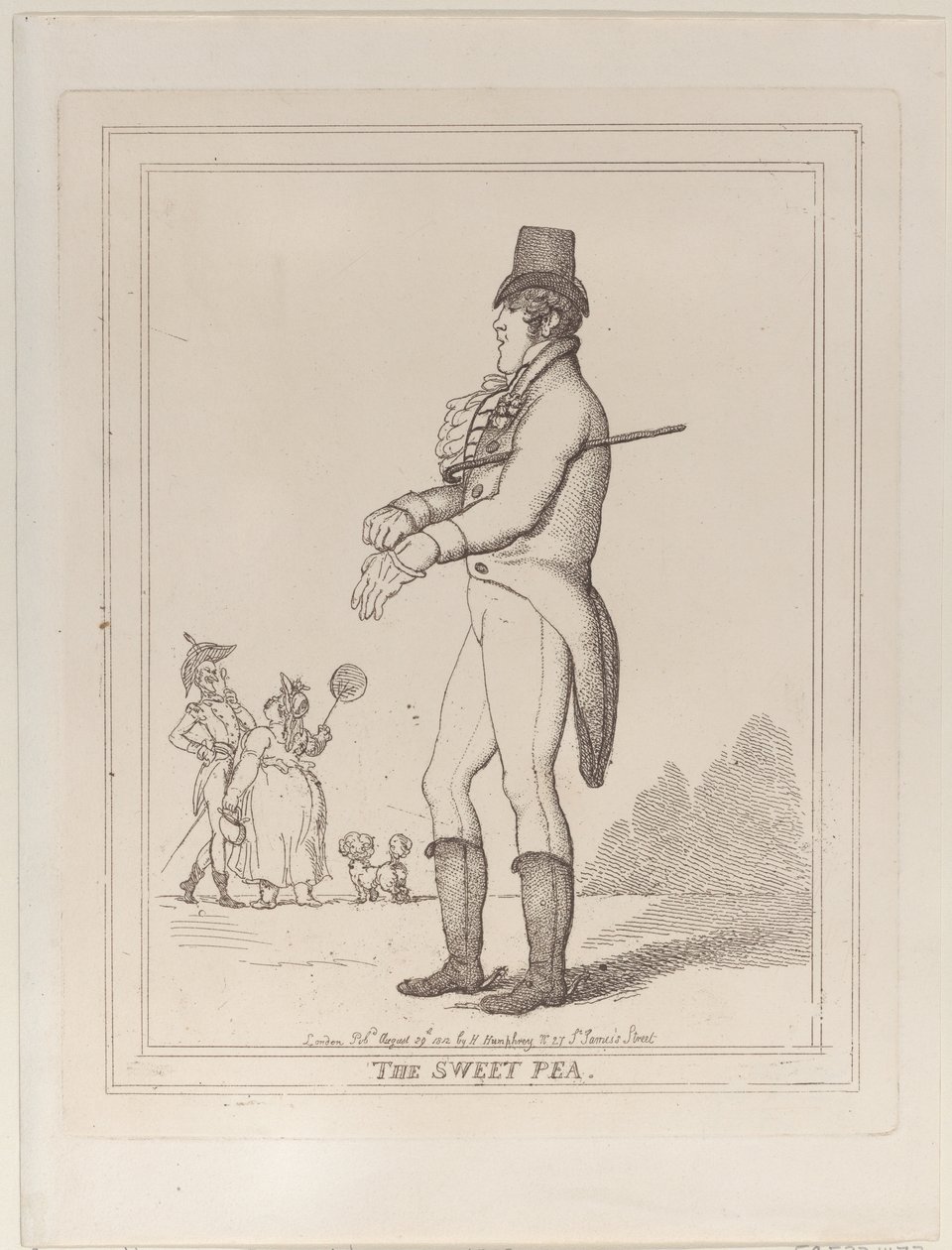 The Sweet Pea, August 29, 1812 by Thomas Rowlandson