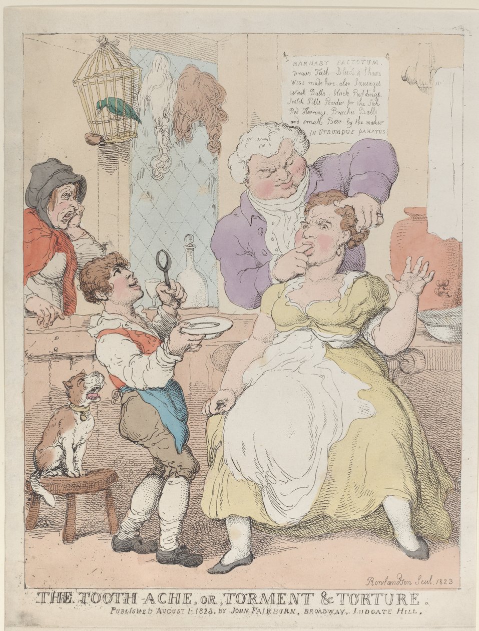 The Tooth-Ache, or, Torment & Torture by Thomas Rowlandson