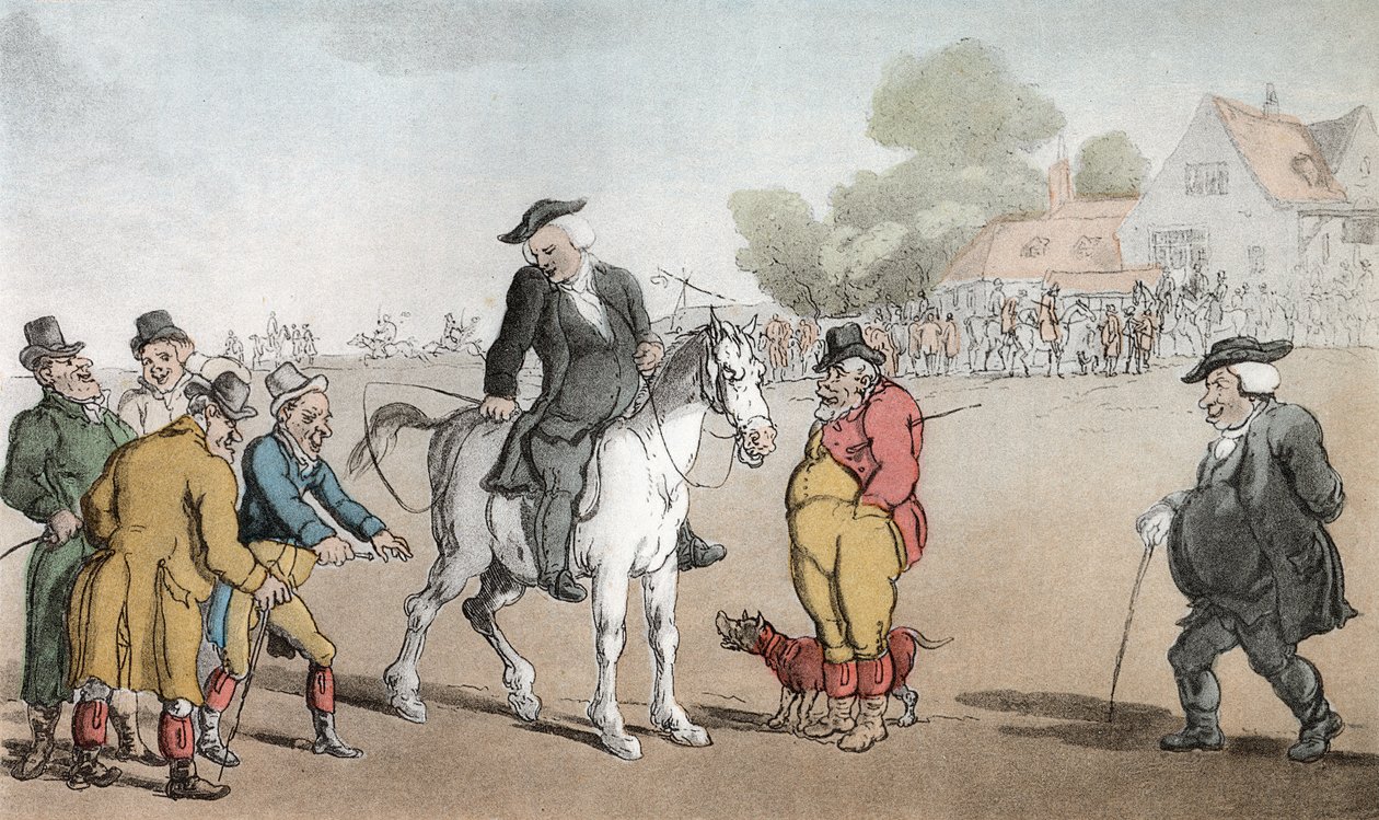 The Vicar Selling His Horse, Illustration from 