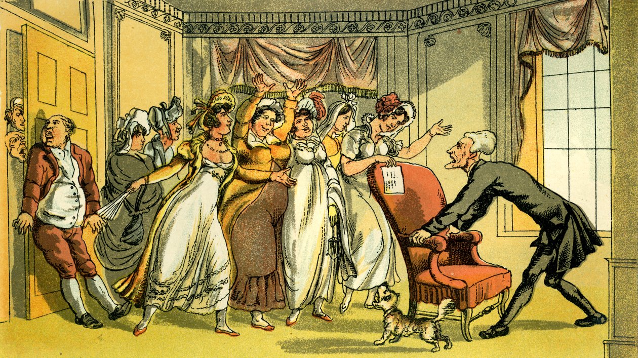 The advertisement for a wife by Thomas Rowlandson
