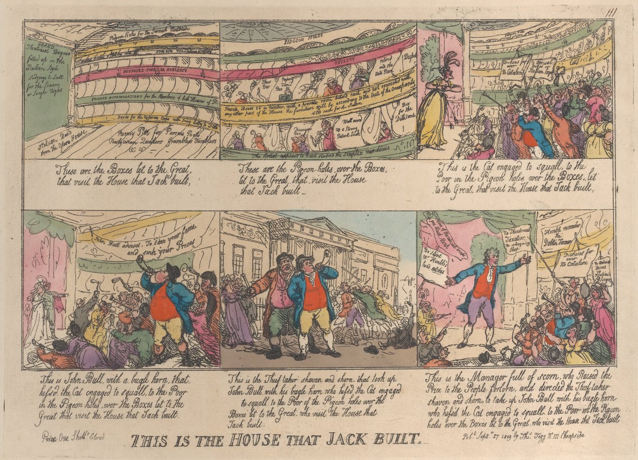 This is the House that Jack Built, September 27, 1809 by Thomas Rowlandson