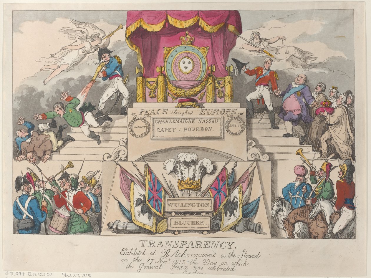 Transparency: Exhibited at R. Ackermann