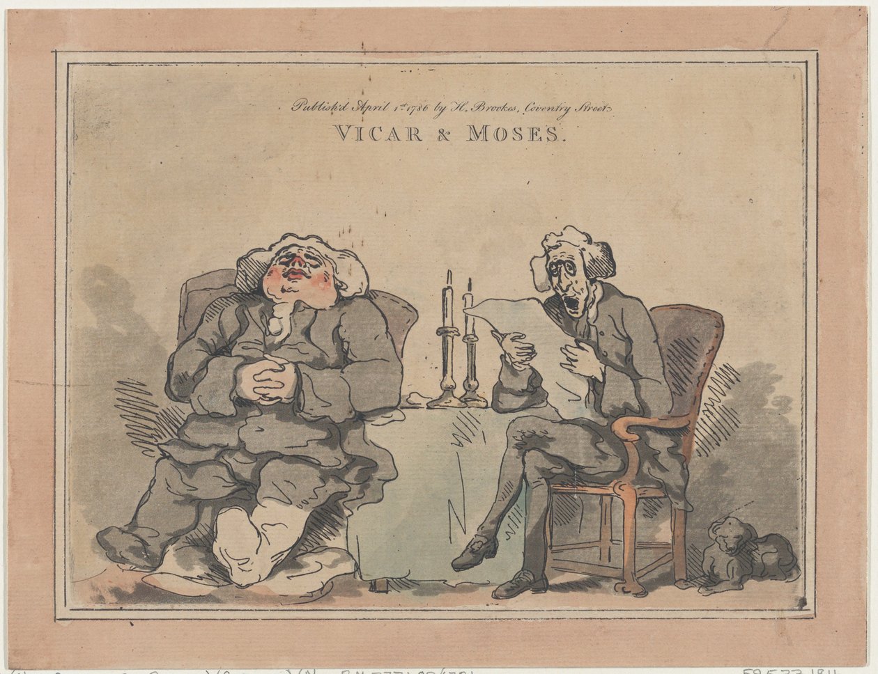 Vicar & Moses, April 1, 1786 by Thomas Rowlandson