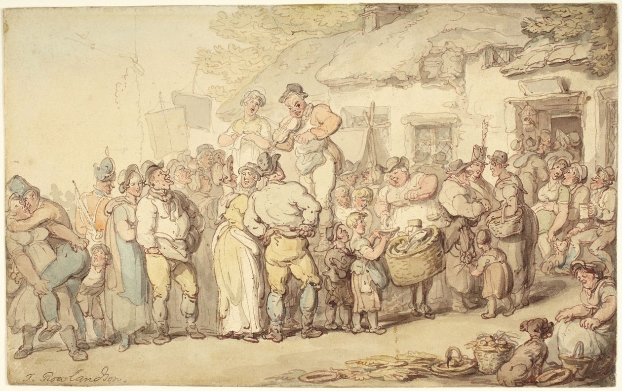 Village Fair by Thomas Rowlandson