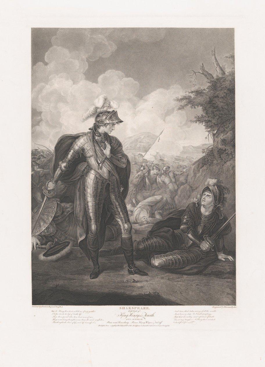 Prince Henry, Hotspur and Falstaff Shakespeare, King Henry by Thomas Ryder