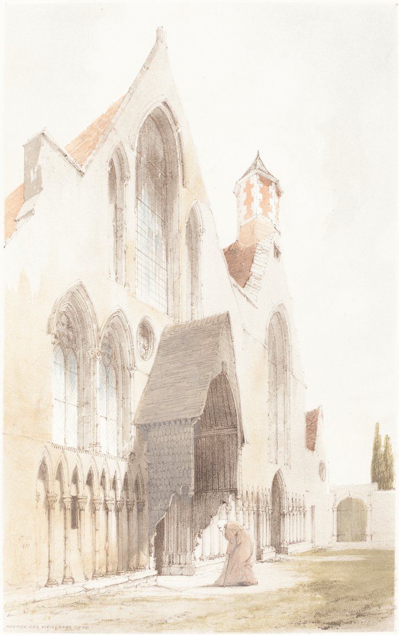 Hospice of the Elderly, Ghent by Thomas Shotter Boys