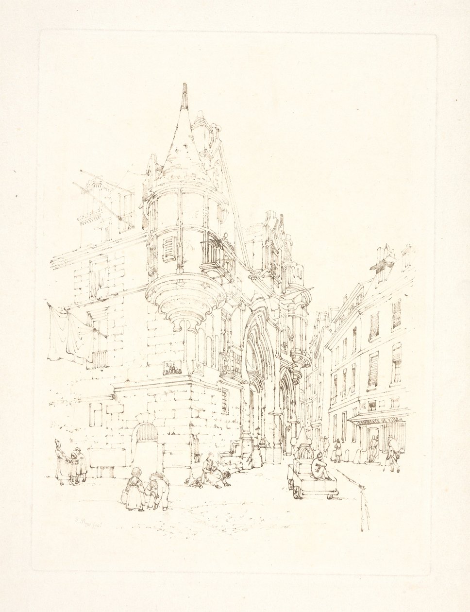 Hotel de Sens, Paris by Thomas Shotter Boys