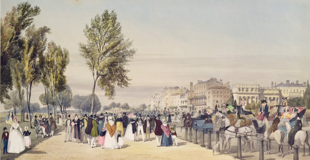 Hyde Park: near Grosvenor Gate by Thomas Shotter Boys