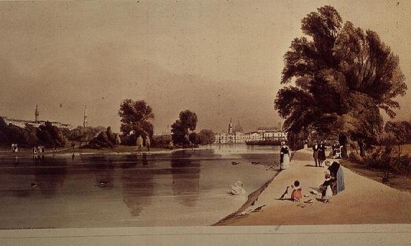 View of Horse Guards from St. James
