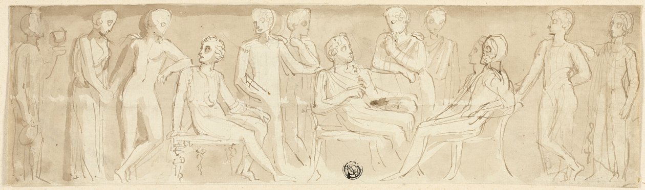 Frieze Design in Classical Manner by Thomas Stothard