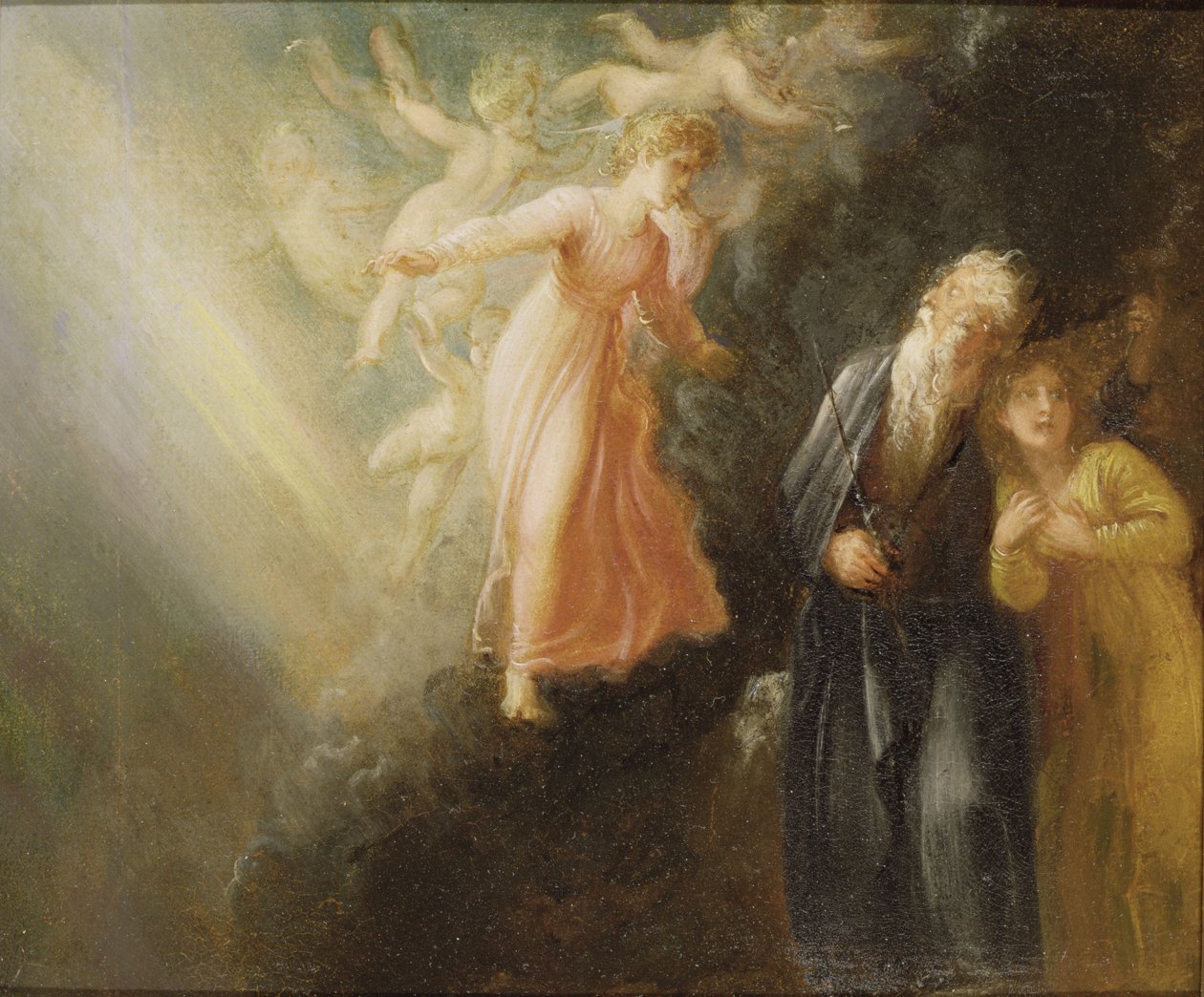 Prospero, Miranda and Ariel, from 