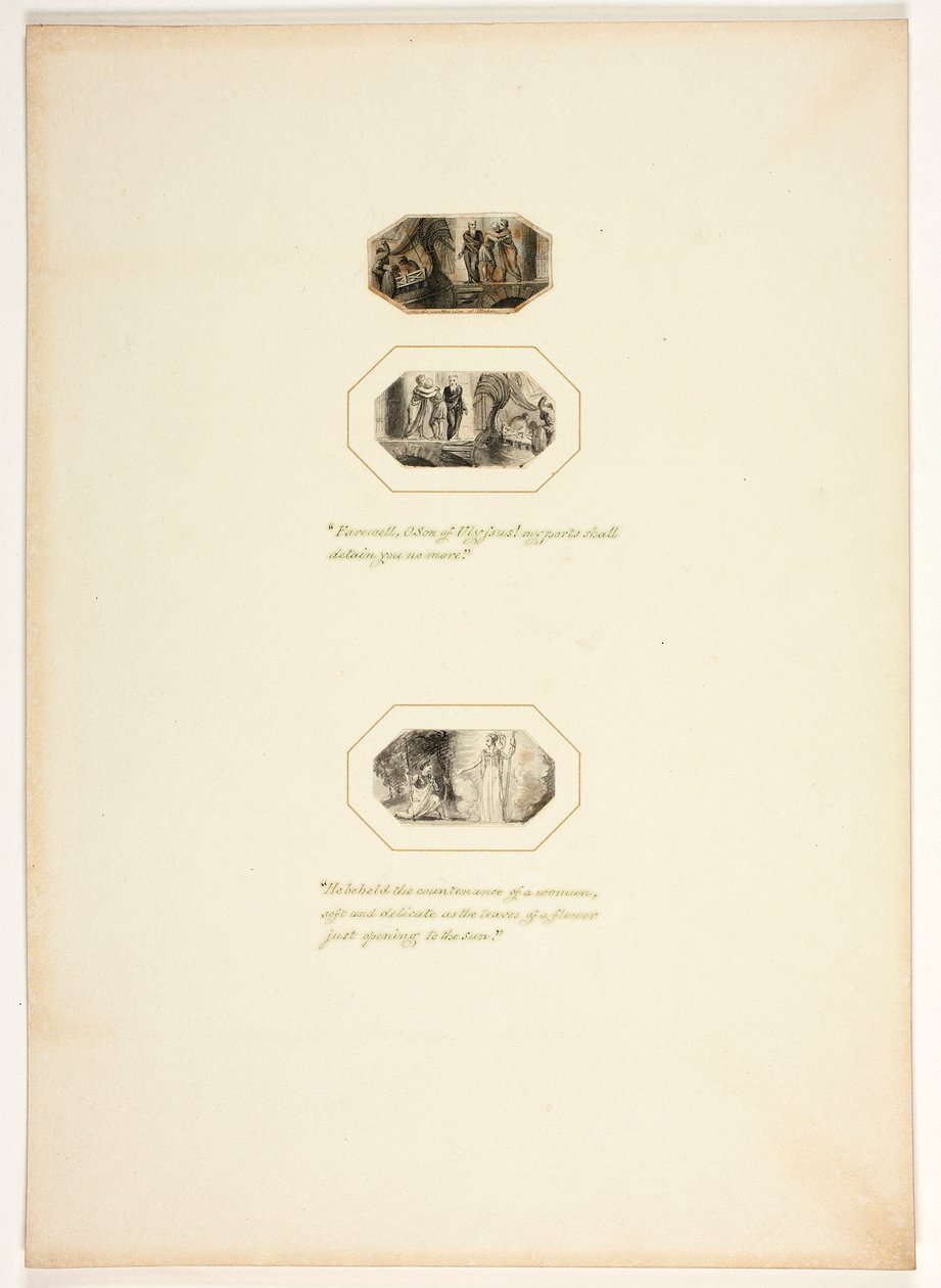 Study for a Plate from Telemachus by Thomas Stothard