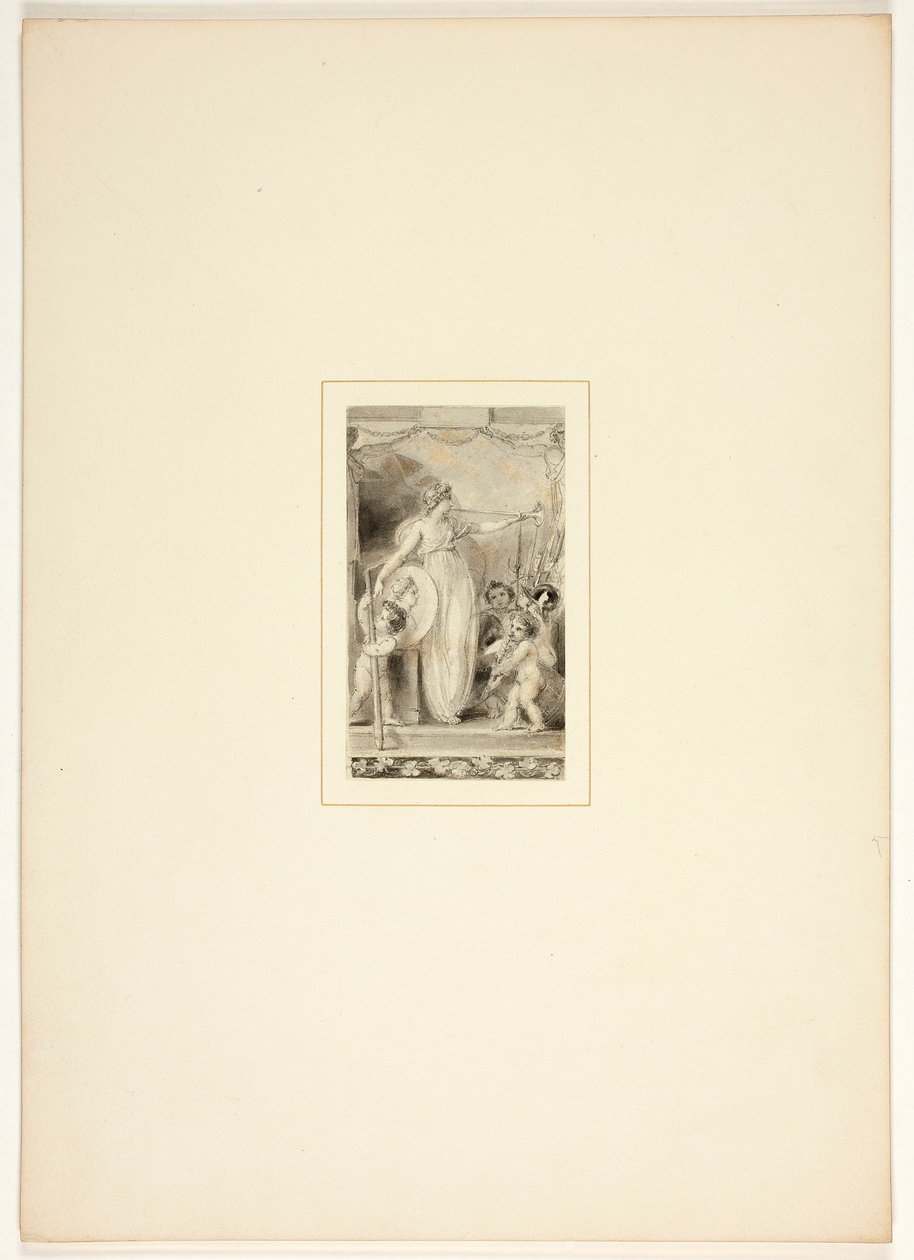 Study for a Plate from The Task by Thomas Stothard