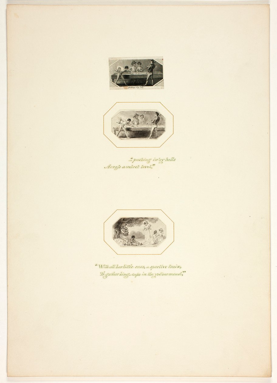 Study for a Plate from The Task by Thomas Stothard