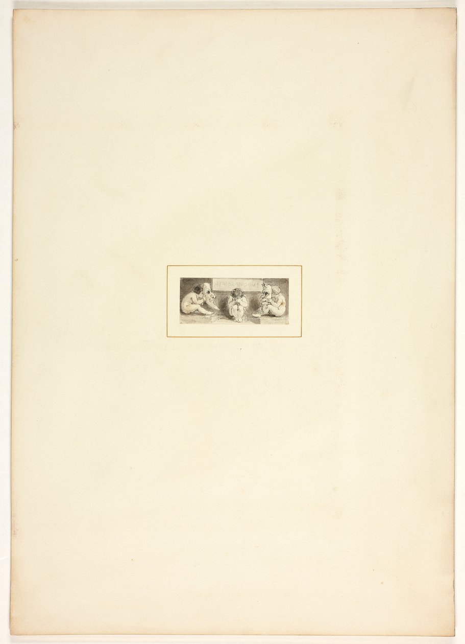 Study for a plate from The Task by Thomas Stothard