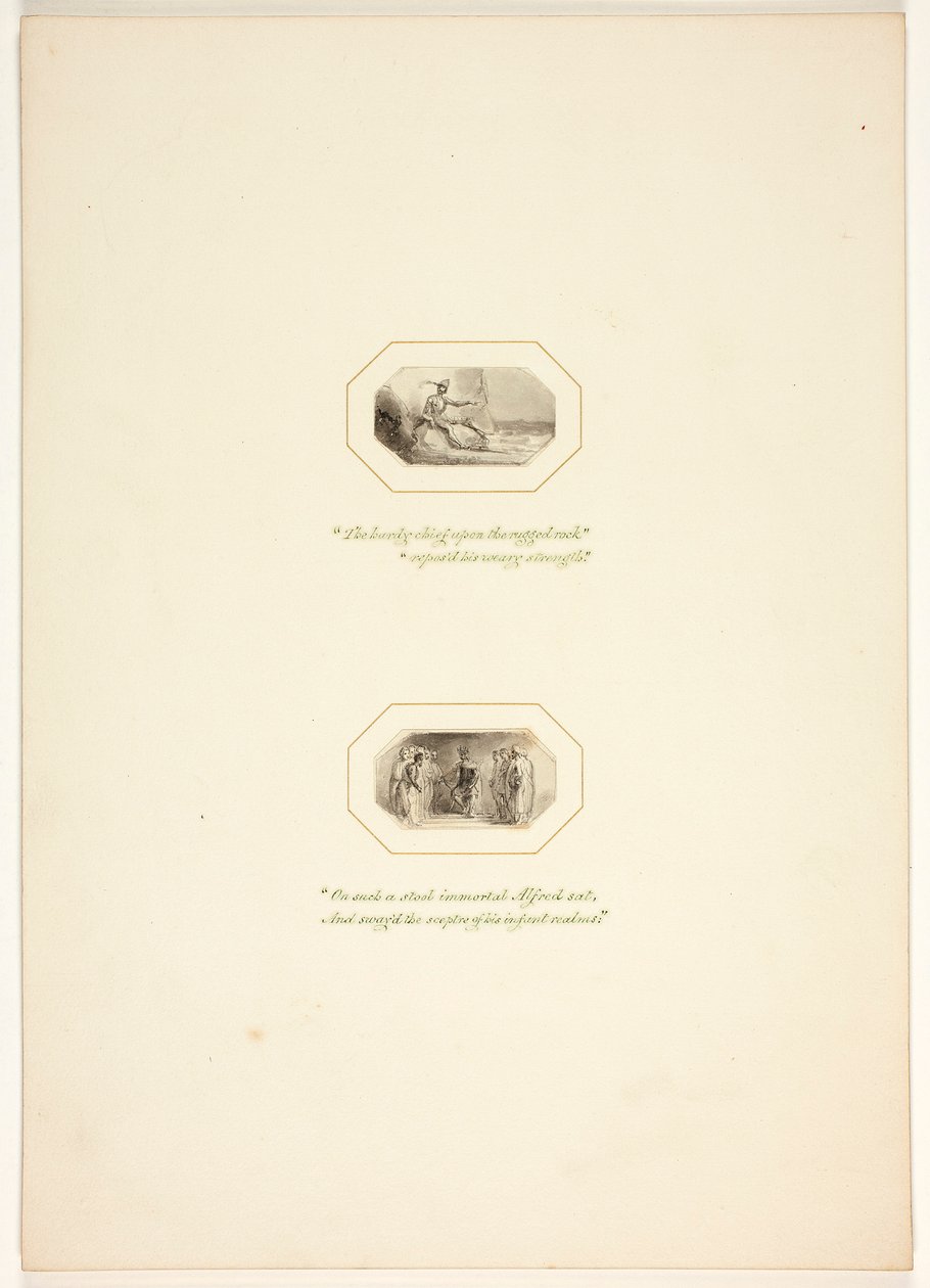 Study for a Plate from The Task by Thomas Stothard