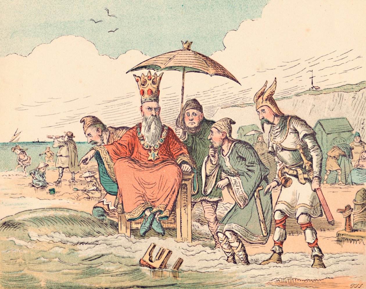 Canute and his Courtiers by Thomas Strong Seccombe